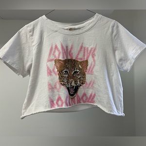 Cropped Graphic Tee XS